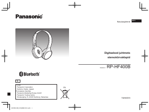 Kasutusjuhend Panasonic RP-HF400B Kõrvaklapp