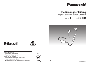 Bedienungsanleitung Panasonic RP-NJ300 Kopfhörer