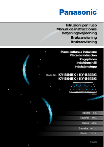 Manuale Panasonic KY-B84BGBXD Piano cottura
