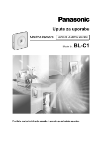 Priručnik Panasonic BL-C1 IP kamera