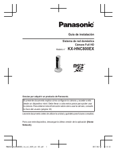 Manual Panasonic KX-HNC800EX Câmera IP