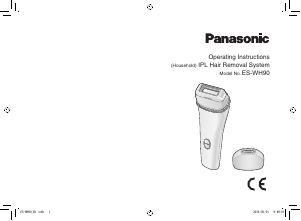 Handleiding Panasonic ES-WH90 IPL-apparaat