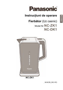 Manual Panasonic NC-DK1WXE Fierbător
