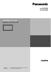 Manuale Panasonic TH-42LFP30W Monitor LCD