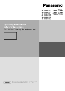 Handleiding Panasonic TH-50LFC70E LCD monitor