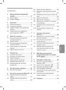 Manual de uso Philips 32PFL7602D Televisor de LCD