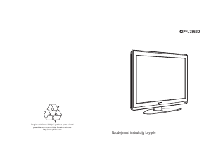 Vadovas Philips 42PFL7862D Skystakristalis televizorius