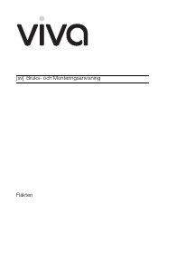 Bruksanvisning Viva VVA62E250 Köksfläkt