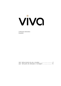 Manual de uso Viva VVA66E652 Campana extractora