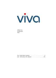 Használati útmutató Viva VVK26I13F1 Főzőlap