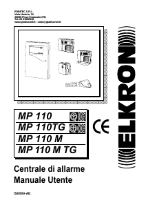Manuale Elkron MP 110 Sistema di allarme