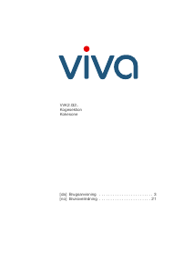 Brugsanvisning Viva VVK26I32F1 Kogesektion