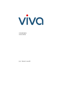 Manuál Viva VVK26R36E0 Varná deska