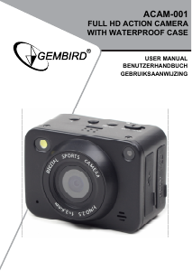 Manual Gembird ACAM-001 Action Camera