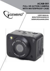 Handleiding Gembird ACAM-001 Actiecamera