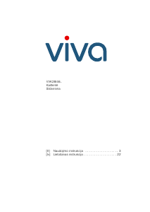 Rokasgrāmata Viva VVK28I46E1 Plīts virsma