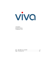 Priročnik Viva VVK28I46E1 Grelna plošča