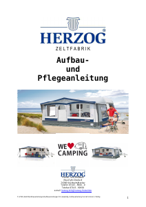 Bedienungsanleitung Herzog Kaprun DC 350 Vorzelt