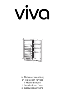 Manual Viva VVIL2020 Refrigerator