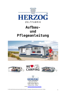 Bedienungsanleitung Herzog St. Moritz DC 550 Vorzelt