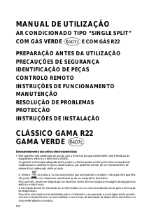Manual Whirlpool AMB 867/G Ar condicionado