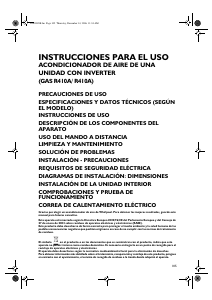 Manual de uso Whirlpool AMC 990 Aire acondicionado