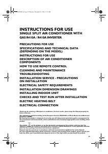 Handleiding Whirlpool AMC 994 Airconditioner