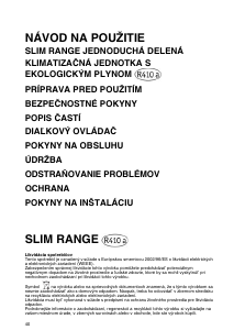 Návod Whirlpool AMD 001 Klimatizácia