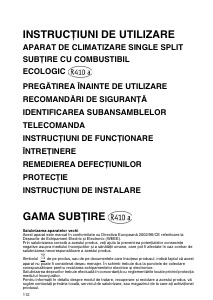 Manual Whirlpool AMD 003 Aer condiționat