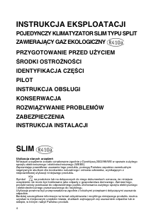 Instrukcja Whirlpool AMD 003 Klimatyzator