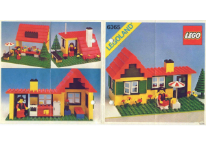 Manual Lego set 6365 Town Summer cottage