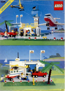 Manual Lego set 6396 Town International jetport