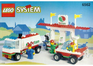 Bedienungsanleitung Lego set 6562 Town Tankstelle