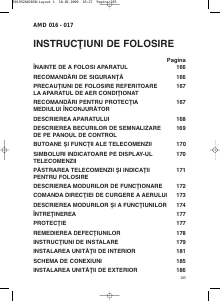 Manual Whirlpool AMD 016 Aer condiționat
