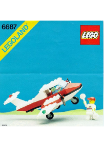 Handleiding Lego set 6687 Town Propellorvliegtuig
