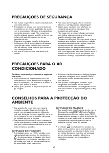 Manual Whirlpool AMD 081 Ar condicionado