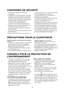 Mode d’emploi Whirlpool AMD 098 Climatiseur