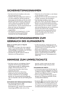 Bedienungsanleitung Whirlpool AMD 098 Klimagerät