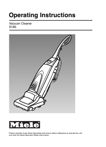 Handleiding Miele S 185 Stofzuiger