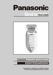 Návod Panasonic ES-2047 Epilátor