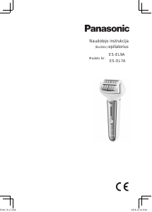 Vadovas Panasonic ES-EL7A Epiliatorius
