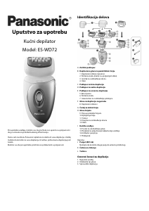 Priručnik Panasonic ES-WD72 Epilator