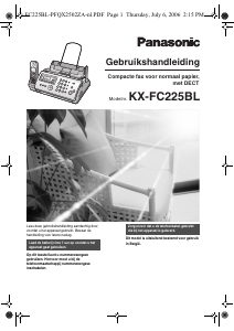 Handleiding Panasonic KX-FC225BL Faxapparaat