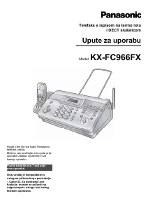 Priručnik Panasonic KX-FC966FX Faks uređaj