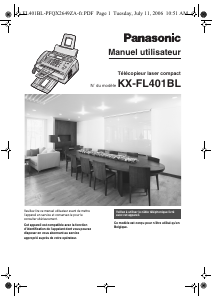 Mode d’emploi Panasonic KX-FL401BL Télécopieur