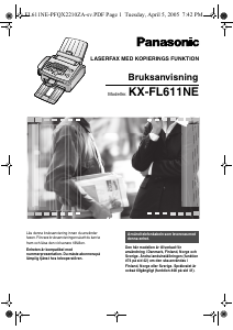 Bruksanvisning Panasonic KX-FL611NE Faxmaskin