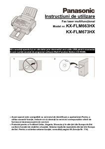Manual Panasonic KX-FLM663HX Aparat de fax