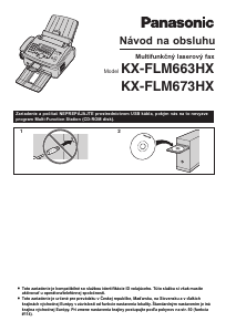 Návod Panasonic KX-FLM663HX Fax