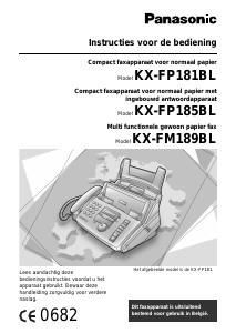 Handleiding Panasonic KX-FM189BL Faxapparaat