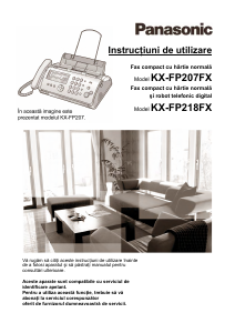 Manual Panasonic KX-FP207FX Aparat de fax